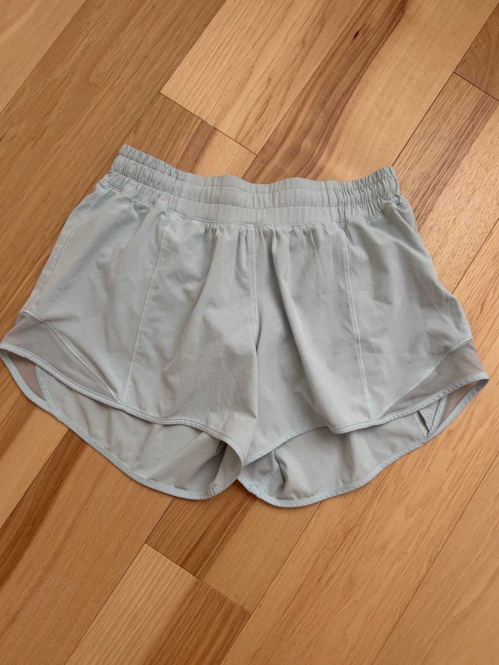 lululemon athletica Light Blue Layered Athletic Shorts